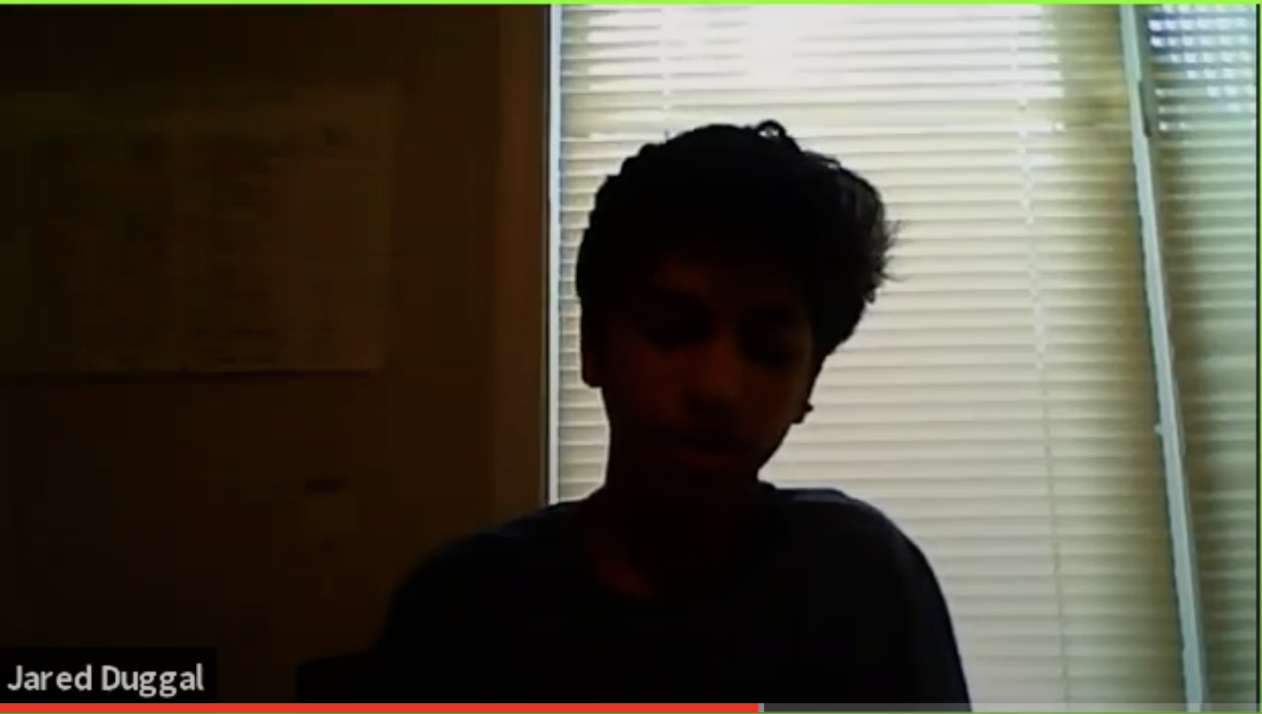 Jared Duggal from Syracuse led Space Track team