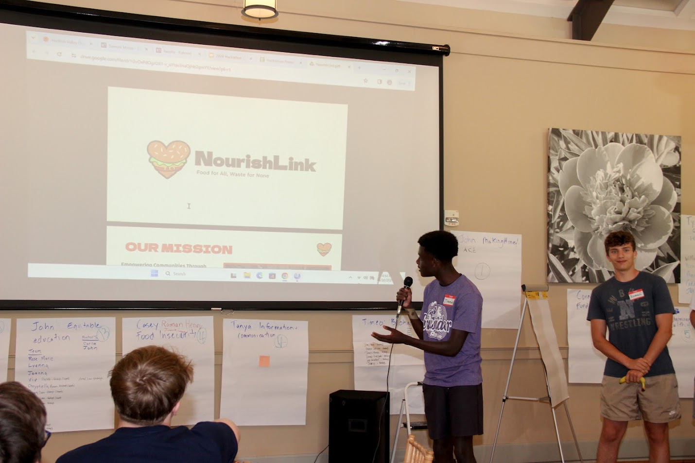 Teams present their solution - Hudson Valley Digital Rally Hackathon 2024