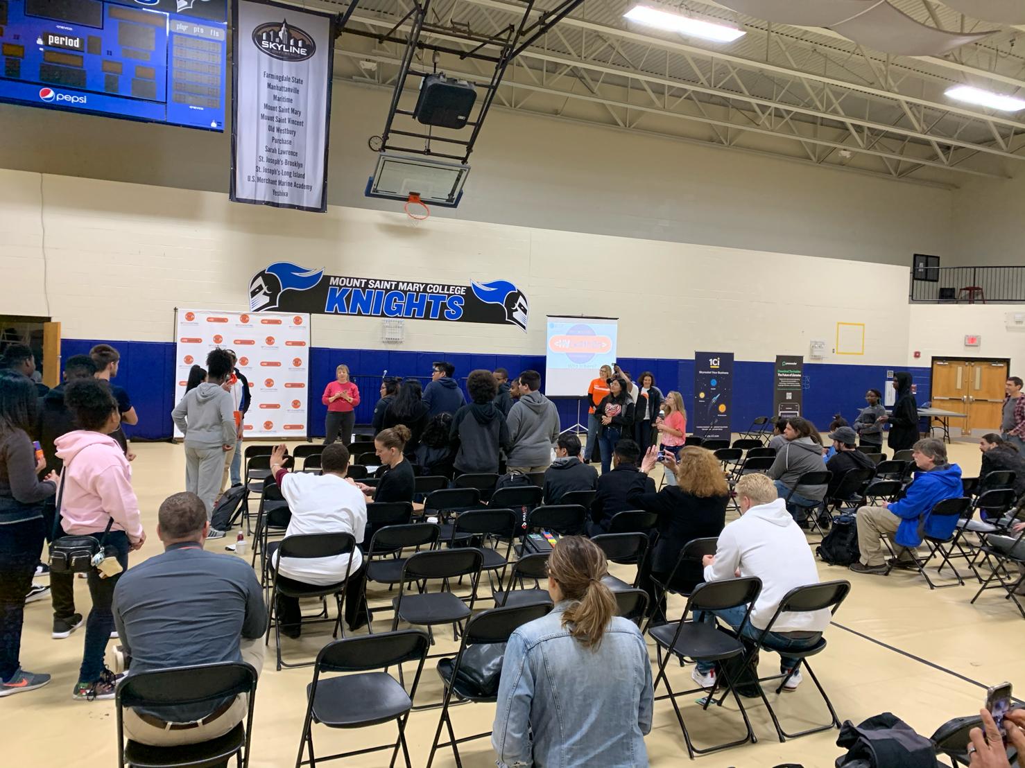 Pitching ideas begins