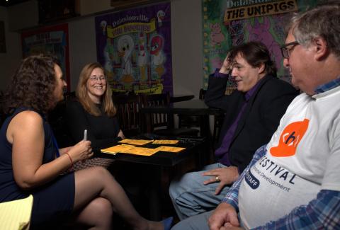 Conference Team At Mixer